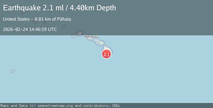 Map of ISLAND OF HAWAII, HAWAII