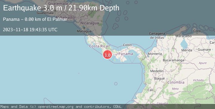 Map of PANAMA-COSTA RICA BORDER REGION