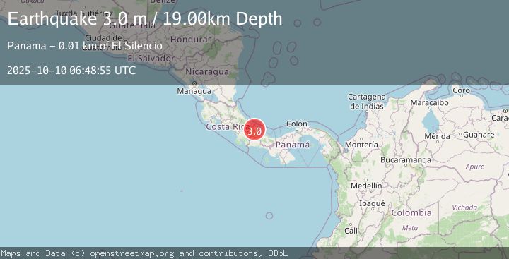 Map of PANAMA-COSTA RICA BORDER REGION