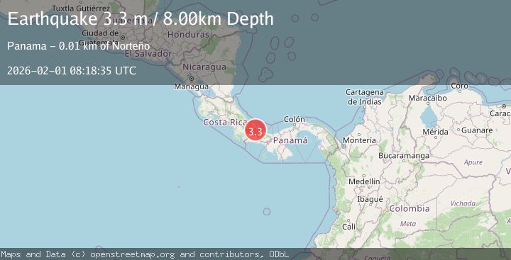 Map of PANAMA-COSTA RICA BORDER REGION