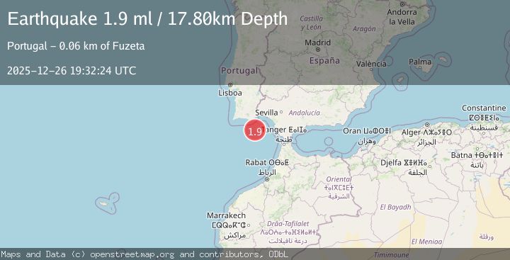 Map of STRAIT OF GIBRALTAR