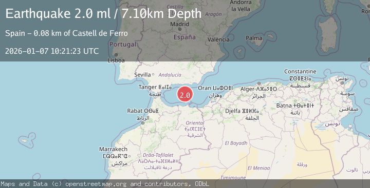 Map of STRAIT OF GIBRALTAR