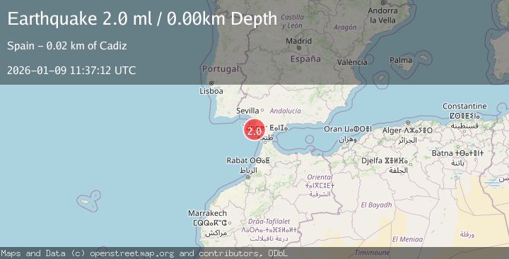 Map of STRAIT OF GIBRALTAR