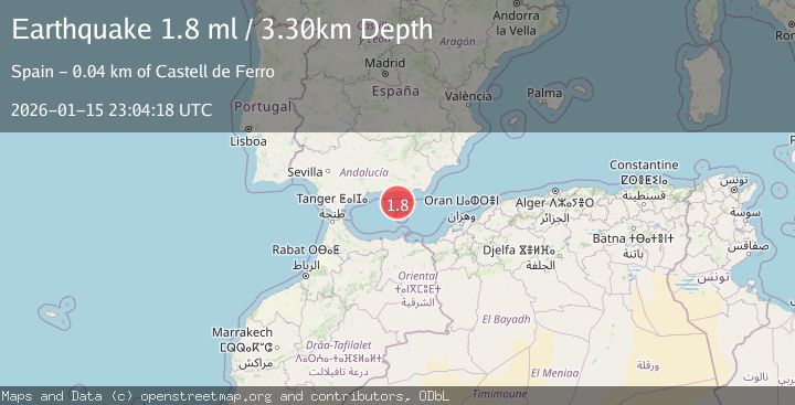 Map of STRAIT OF GIBRALTAR