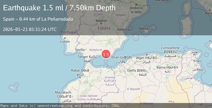 Map of STRAIT OF GIBRALTAR