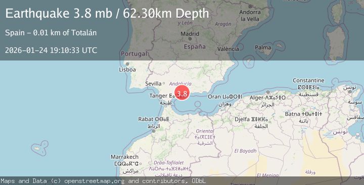 Map of STRAIT OF GIBRALTAR