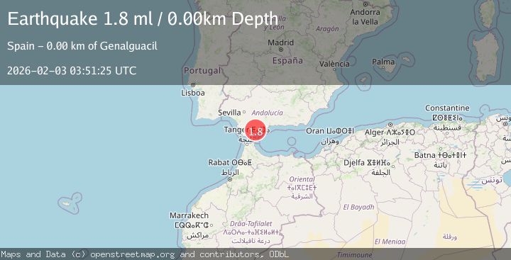 Map of STRAIT OF GIBRALTAR
