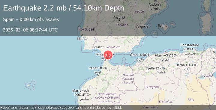 Map of STRAIT OF GIBRALTAR