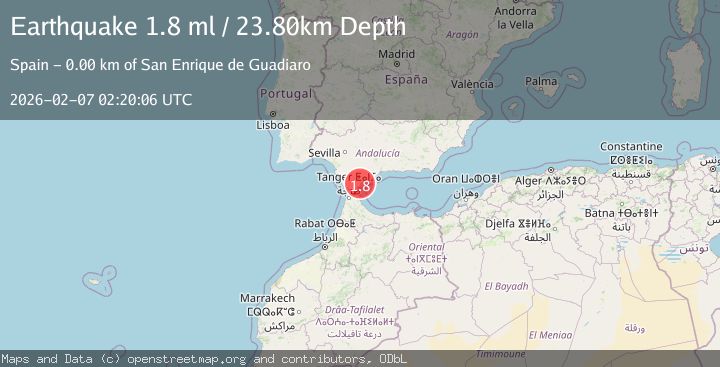 Map of STRAIT OF GIBRALTAR