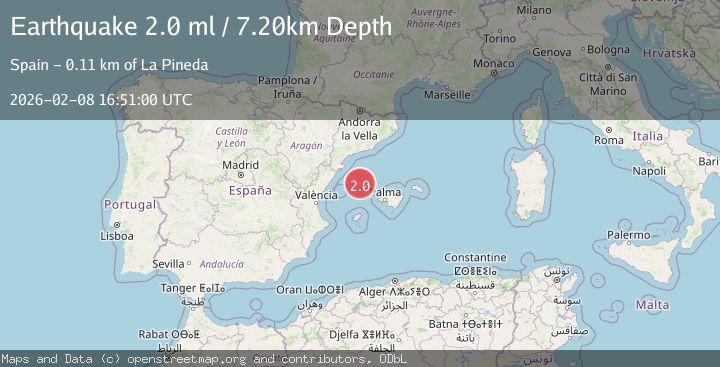 Map of BALEARIC ISLANDS, SPAIN