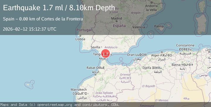 Map of STRAIT OF GIBRALTAR