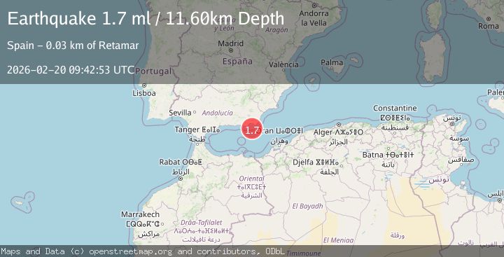 Map of STRAIT OF GIBRALTAR
