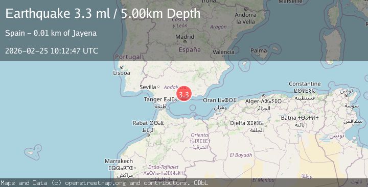 Map of STRAIT OF GIBRALTAR