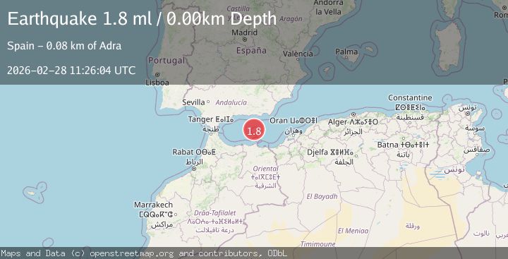 Map of STRAIT OF GIBRALTAR
