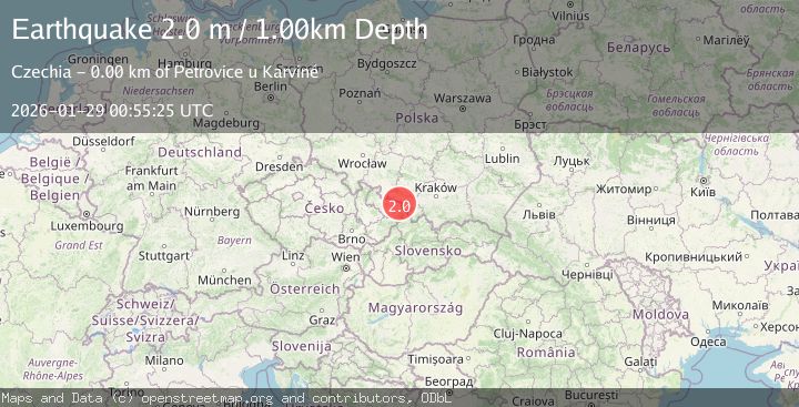 Map of CZECH REPUBLIC