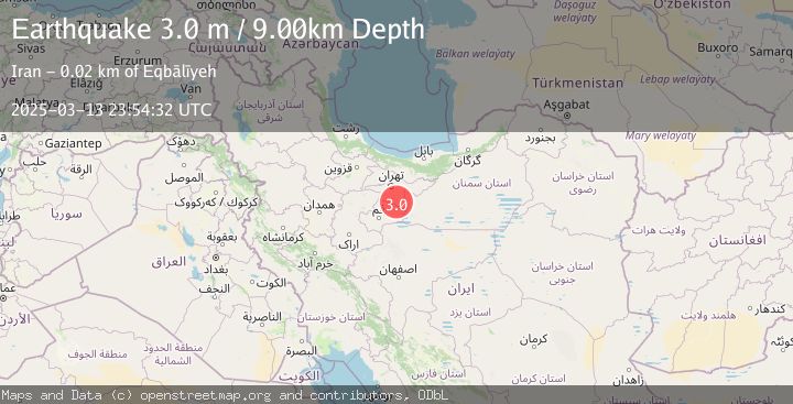 Map of NORTHERN IRAN