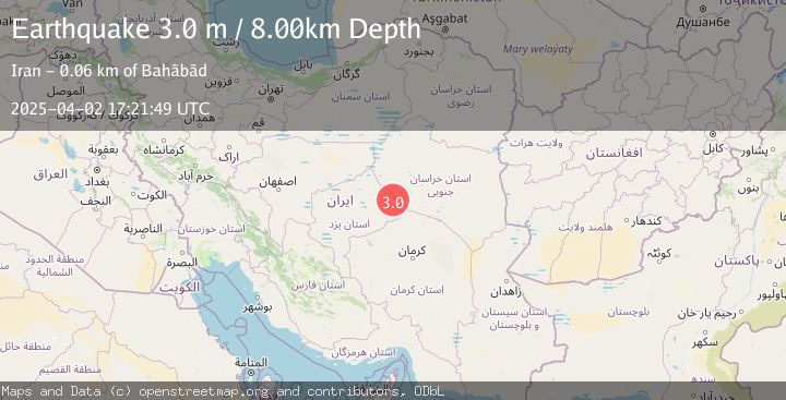 Map of CENTRAL IRAN