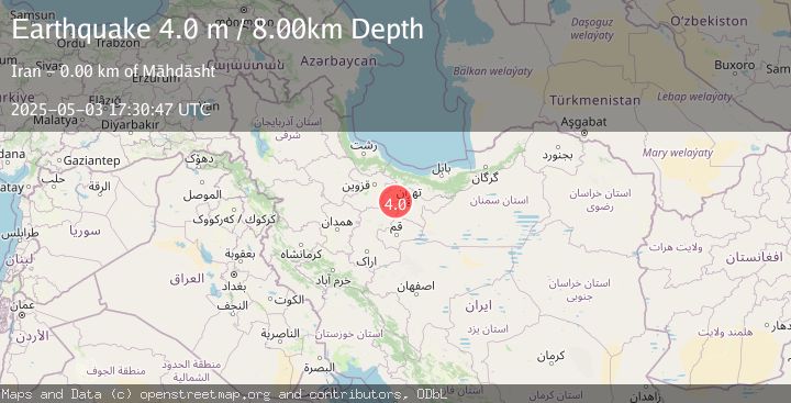 Map of NORTHERN IRAN