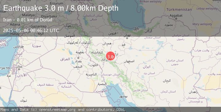 Map of WESTERN IRAN