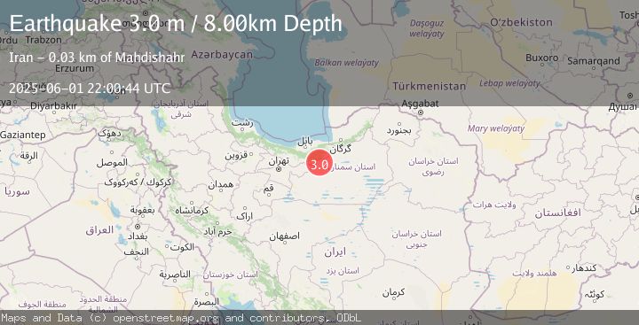 Map of NORTHERN IRAN
