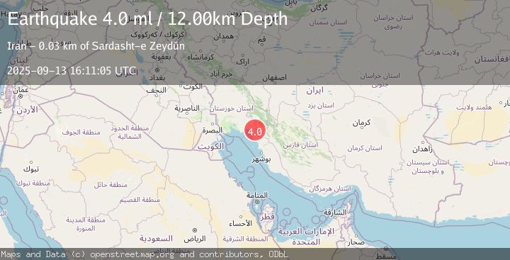 Map of SOUTHERN IRAN