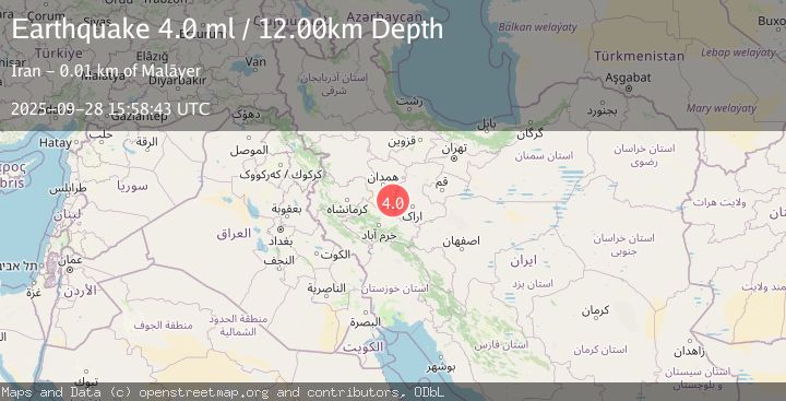 Map of WESTERN IRAN