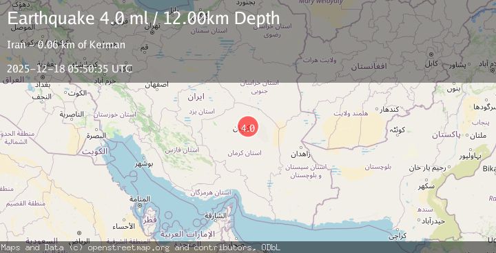 Map of EASTERN IRAN