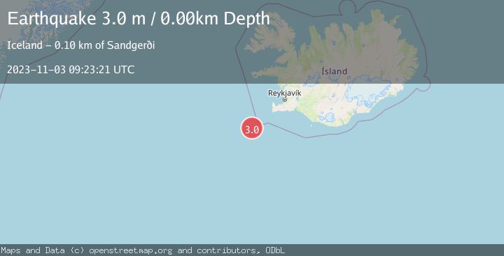 Map of ICELAND REGION