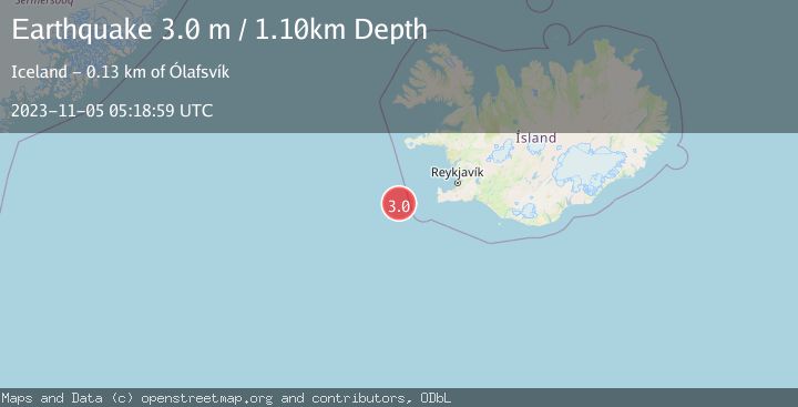 Map of ICELAND REGION