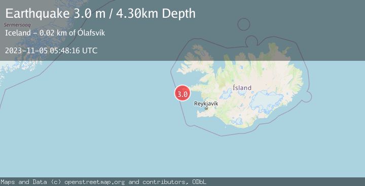 Map of ICELAND REGION