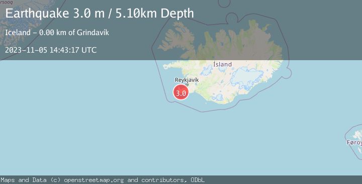 Map of ICELAND REGION