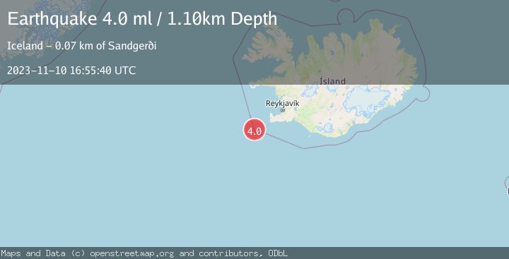 Map of ICELAND REGION