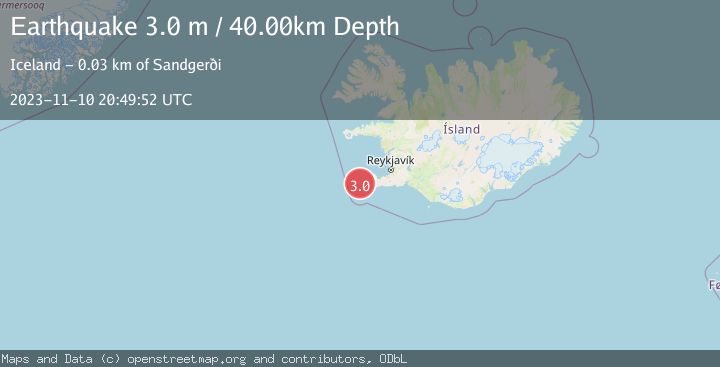 Map of ICELAND REGION