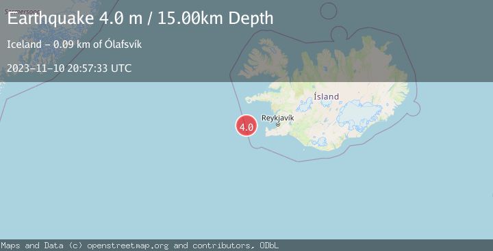 Map of ICELAND REGION