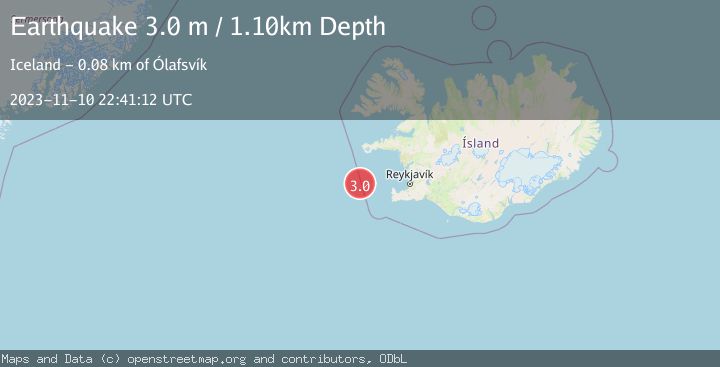Map of ICELAND REGION