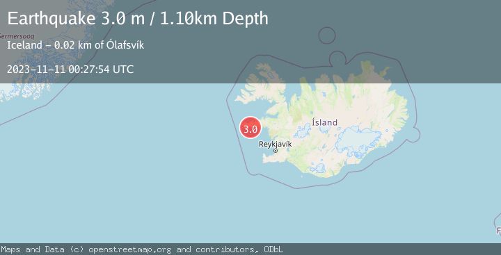 Map of ICELAND REGION
