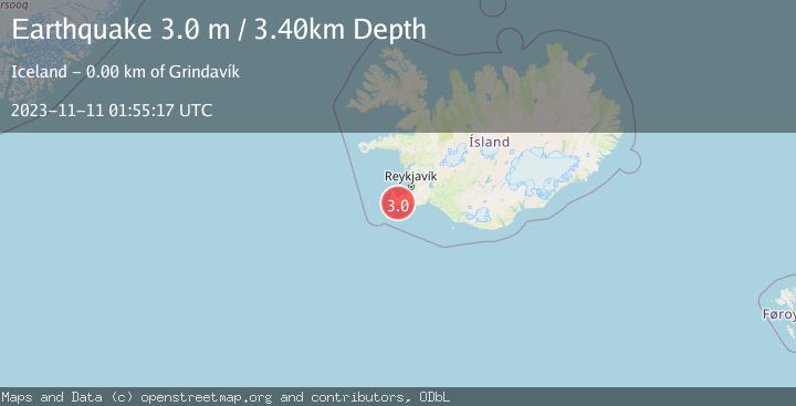 Map of ICELAND REGION