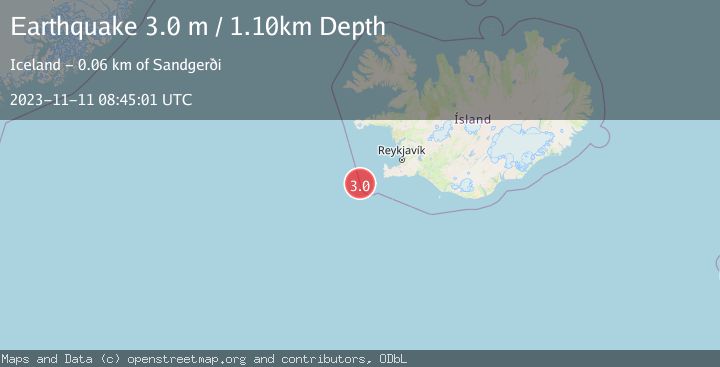 Map of ICELAND REGION