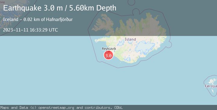 Map of ICELAND REGION