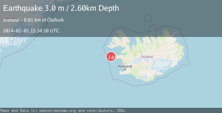 Map of ICELAND REGION