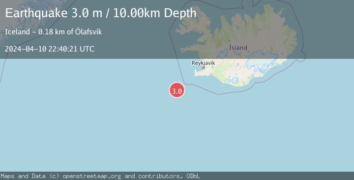 Map of ICELAND REGION