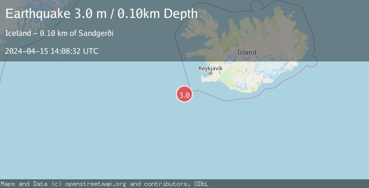 Map of ICELAND REGION