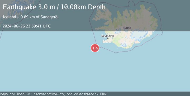 Map of ICELAND REGION