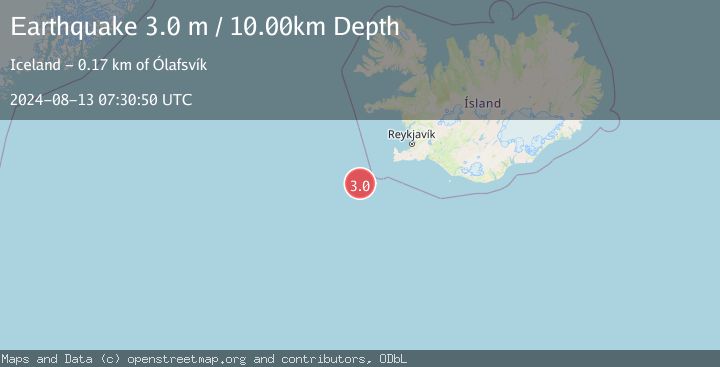 Map of ICELAND REGION