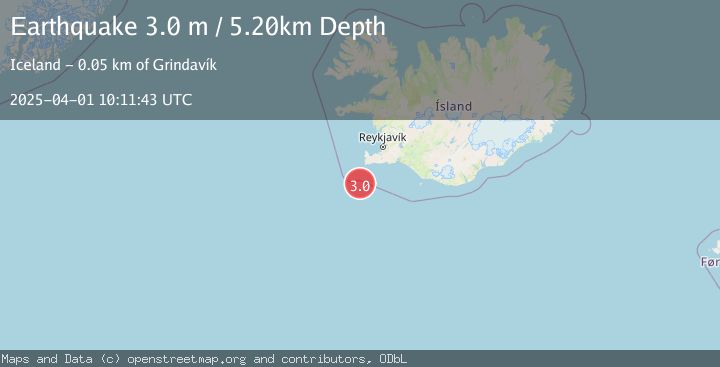 Map of ICELAND REGION