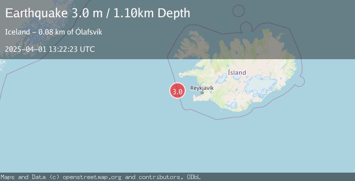 Map of ICELAND REGION