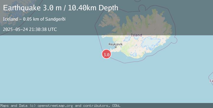 Map of ICELAND REGION