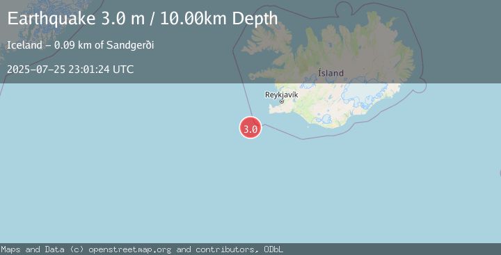 Map of ICELAND REGION
