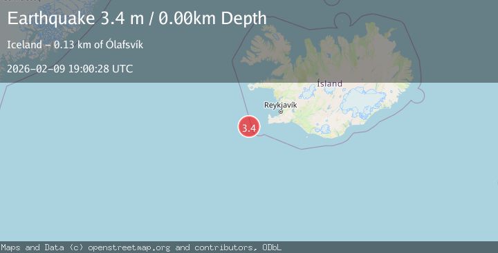 Map of ICELAND REGION