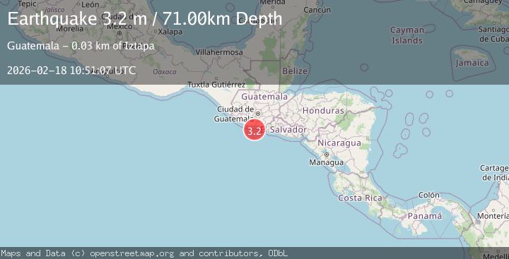 Map of OFFSHORE GUATEMALA